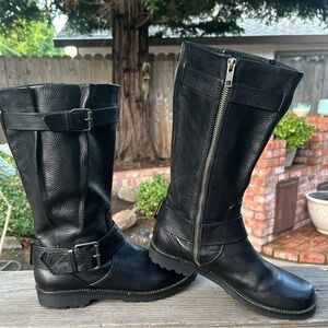 Gentle Souls Leather Buckle up boots, Garnet Hill, size 7.5